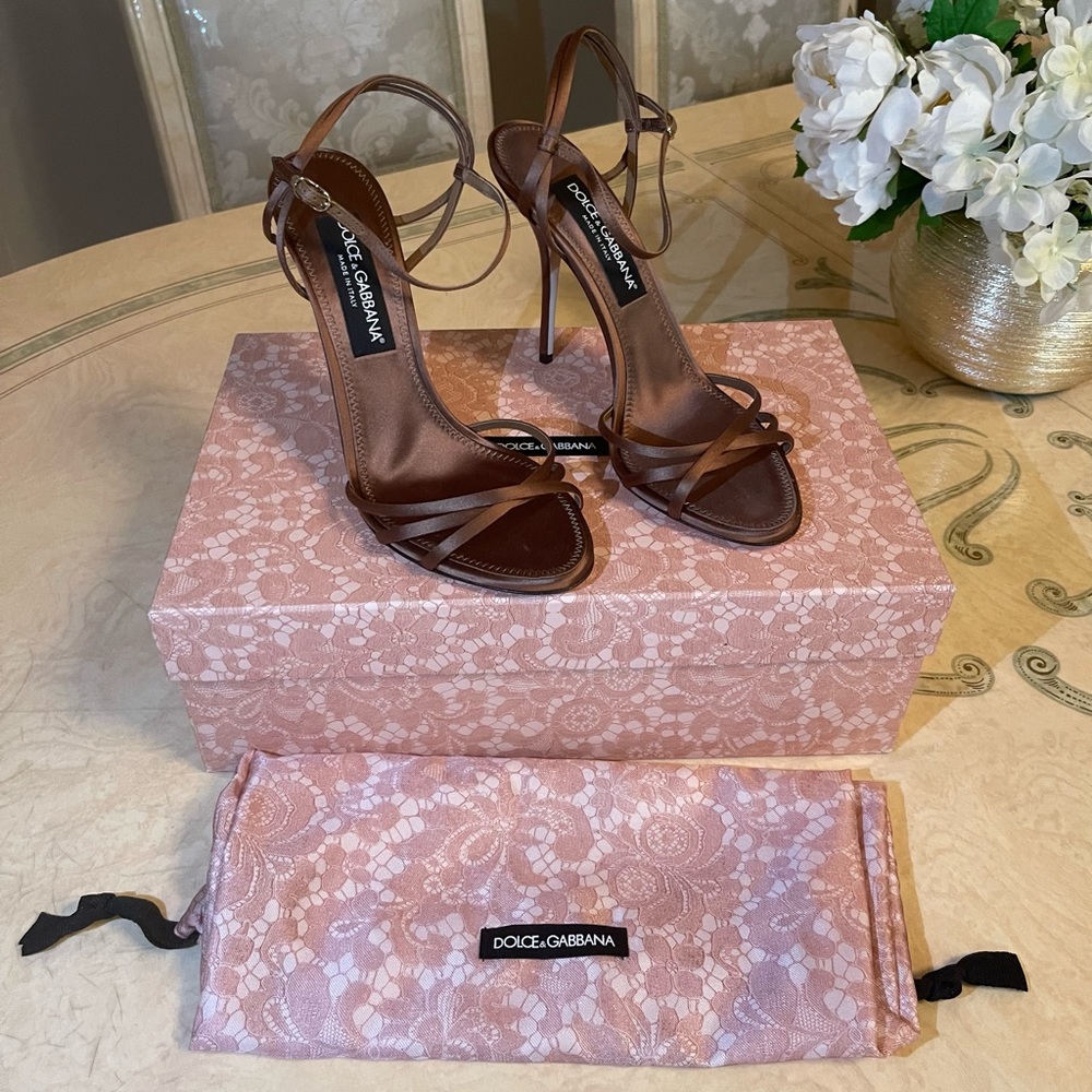 Brown Dolce & Gabbana high heels size 39.5